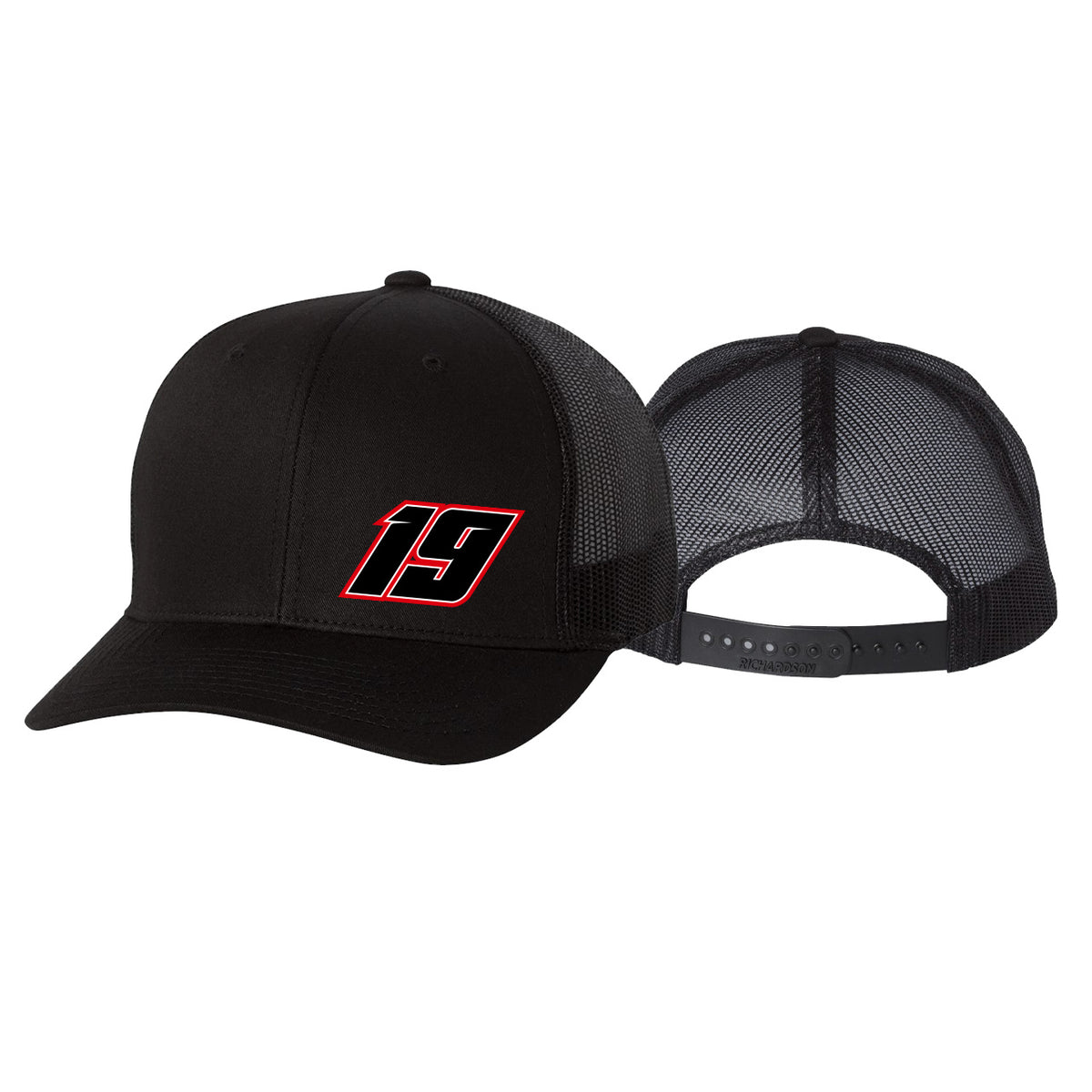 No. 19 Stitch Snapback Trucker Hat - Black – Brent Marks Store